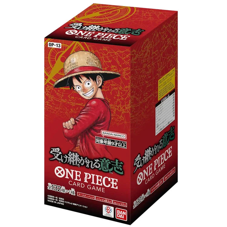 One Piece TCG OP13 – Carrying on His Will Booster Box [Japans]
