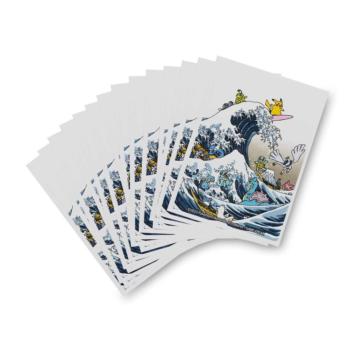 Pokémon TCG: Great Wave Pikachu & Friends Card Sleeves (65 Sleeves)  Pokémon Center Exclusive